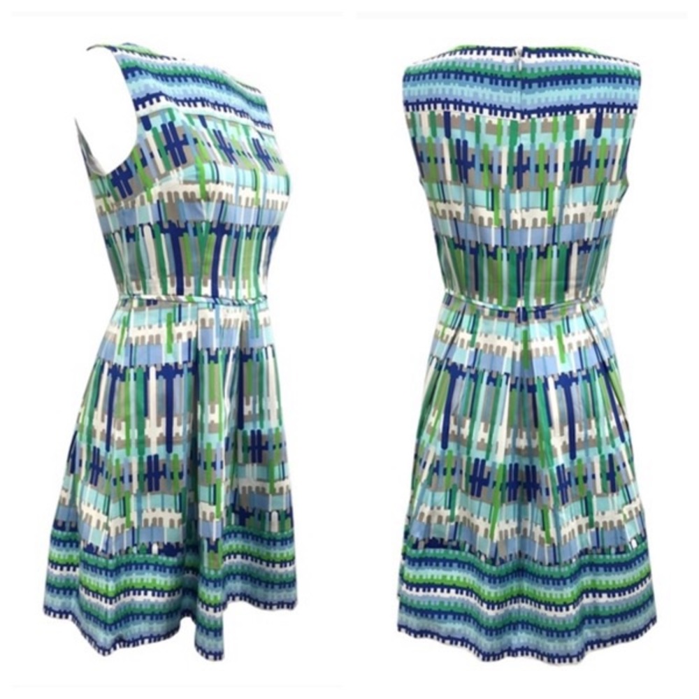 Blue and green dress!!